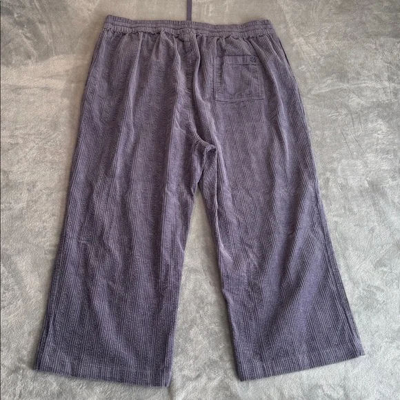 NWOT Lucy & Yak Norris Wide Leg Cotton Corduroy Purple Trousers - Picture 6 of 15